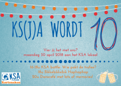 ks(j)a wordt 10
