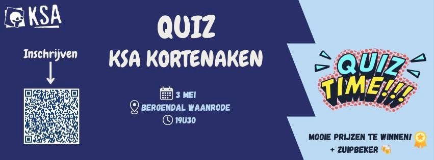 Quiz van het jaar !?! | KSA Kortenaken